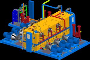 Hydraulic power unit · 3D · VR · WebGL