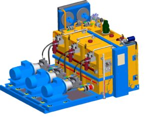 Hydraulic power unit · 3D · VR · WebGL